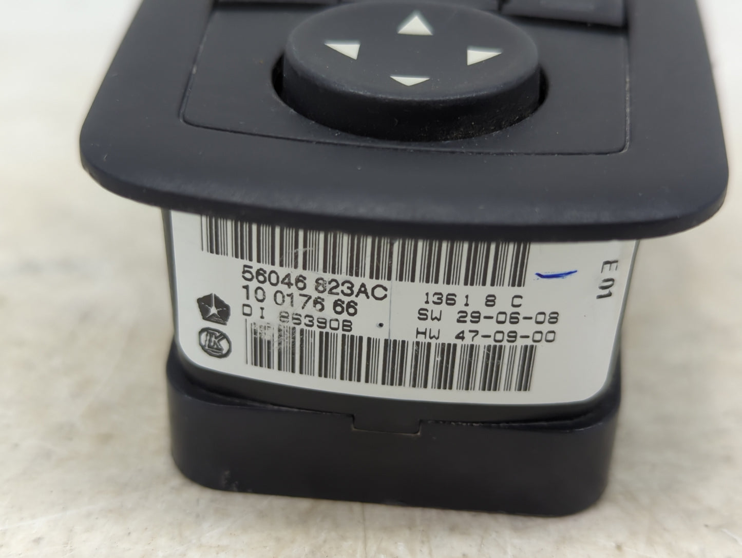 2011-2014 Dodge Charger Master Power Window Switch Replacement Driver Side Left P/N:56046823AC 10017666 Fits OEM Used Auto P