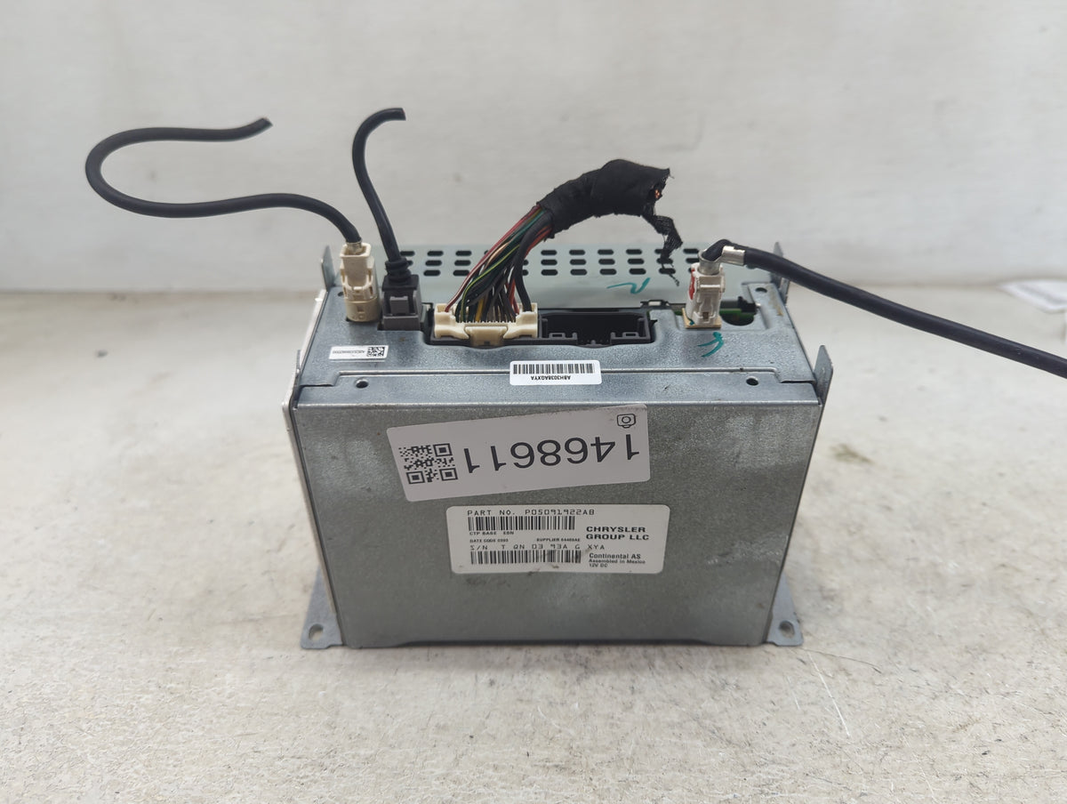 2011 Dodge Charger Radio AM FM Cd Player Receiver Replacement P/N:P05091952AB A2C0018140, A2C0018140900 Fits OEM Used Auto P