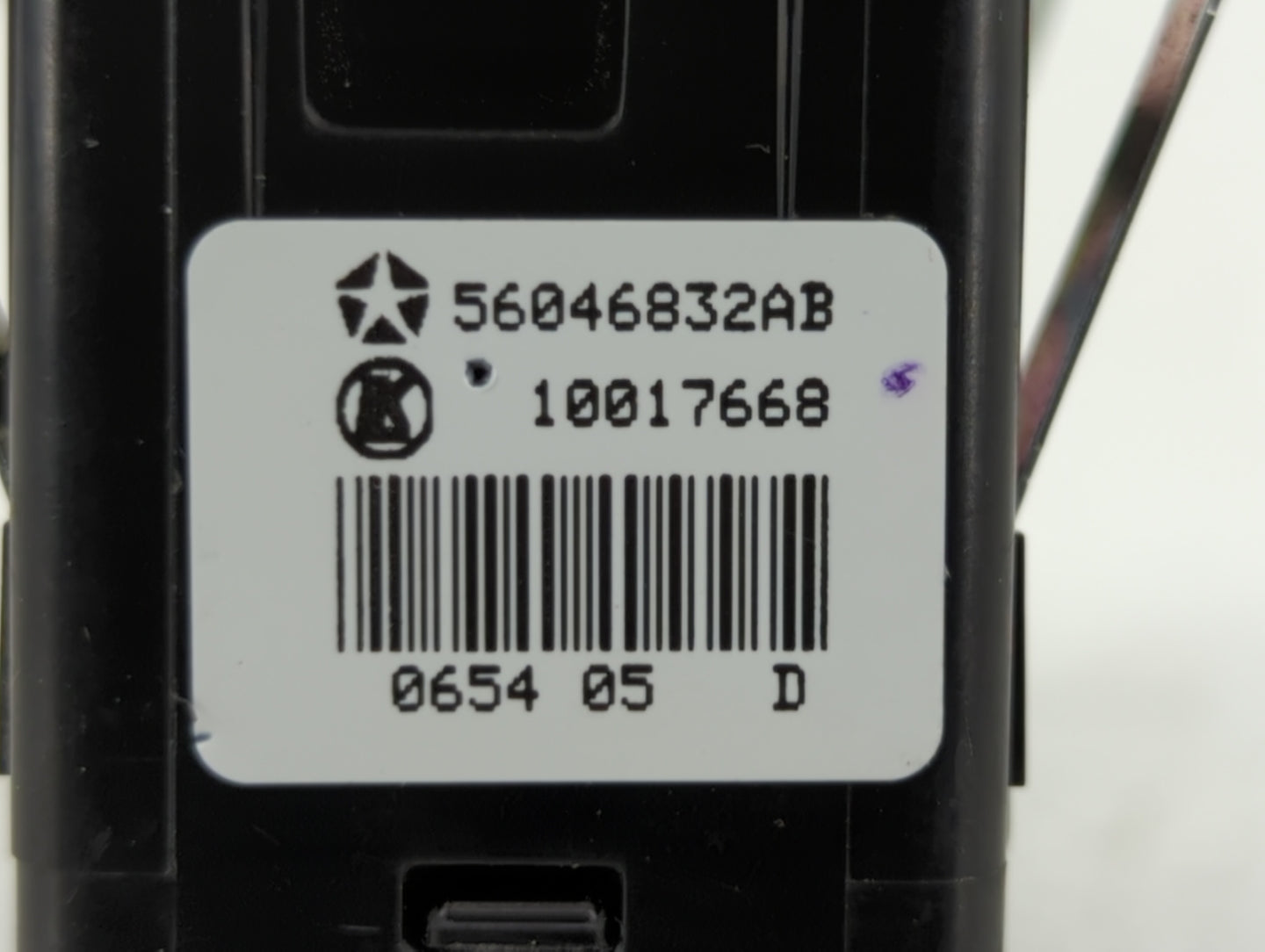2011 Dodge Charger Master Power Window Switch Replacement Driver Side Left P/N:56046832AB Fits OEM Used Auto Parts - Oemused