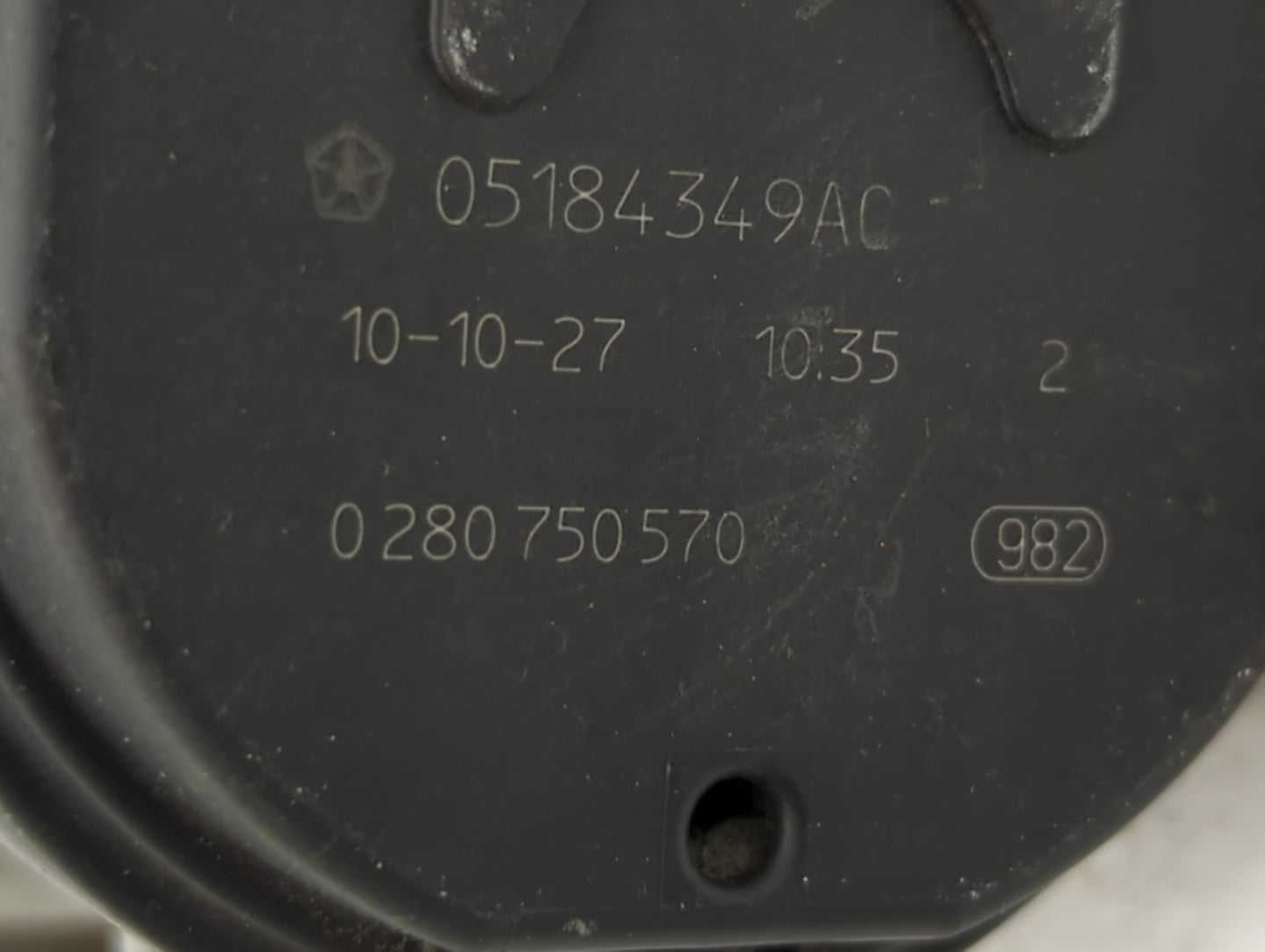 2011-2022 Dodge Charger Throttle Body P/N:05184349AC Fits Fits 2011 2012 2013 2014 2015 2016 2017 2018 2019 2020 2021 2022 O