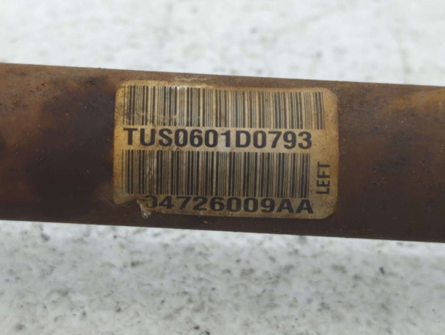 2011-2014 Dodge Charger Axle Shaft Front Driver Cv C/v - Oemusedautoparts1.com