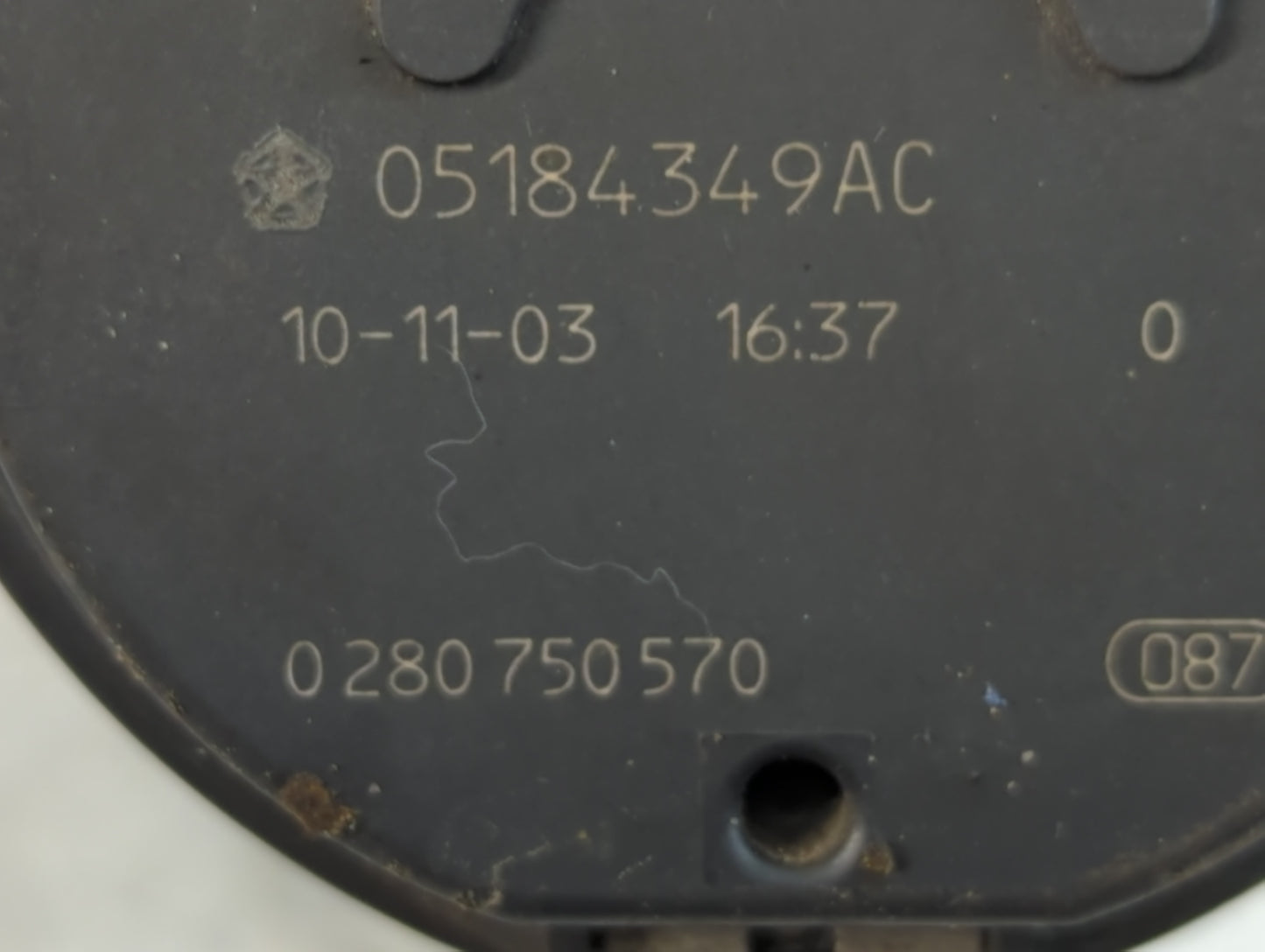 2011-2022 Dodge Charger Throttle Body P/N:0 280 750 570 05184349AC Fits OEM Used Auto Parts - Oemusedautoparts1.com