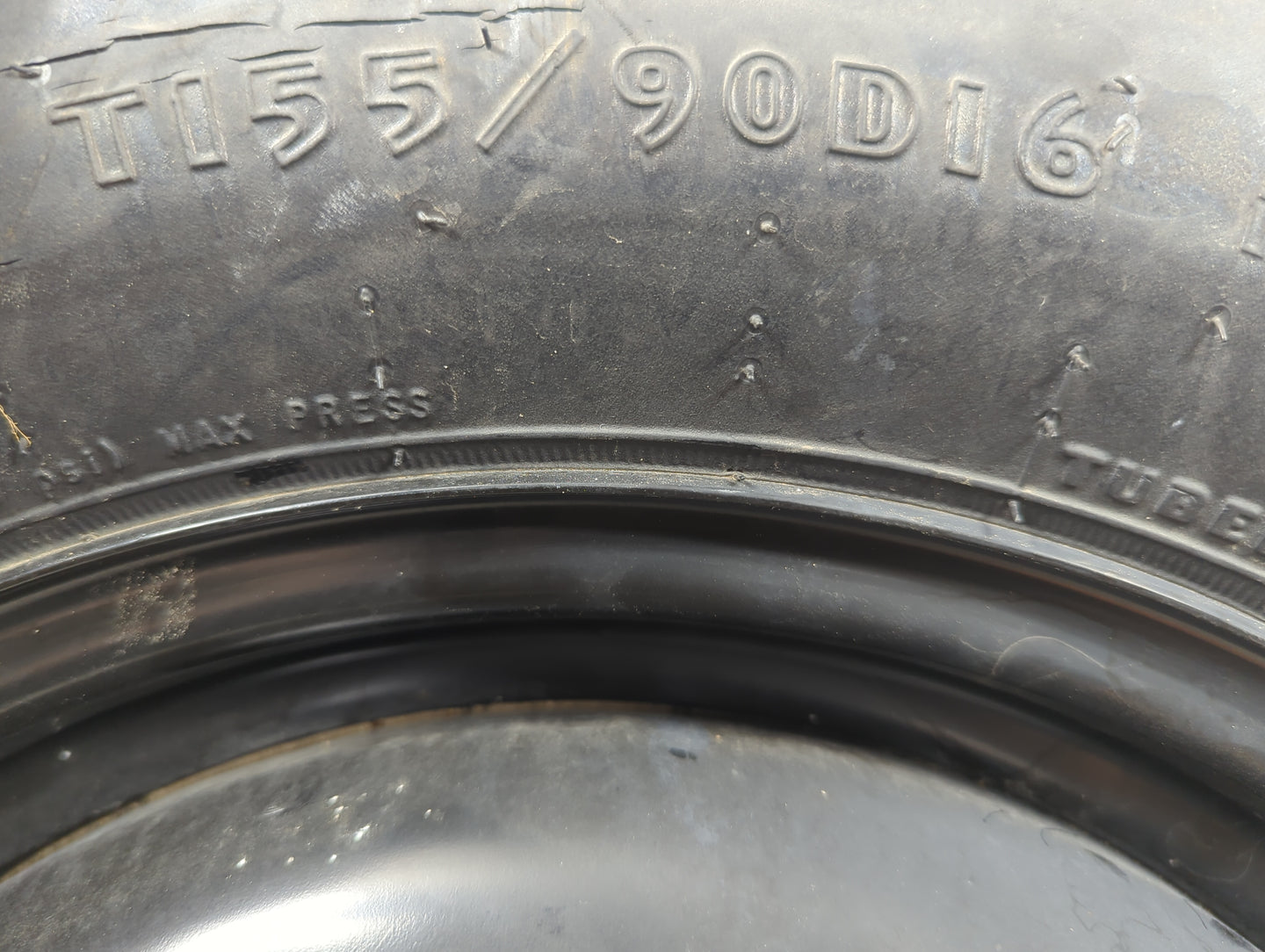 2011 Dodge Chr200 Spare Donut Tire Wheel Rim Oem - Oemusedautoparts1.com