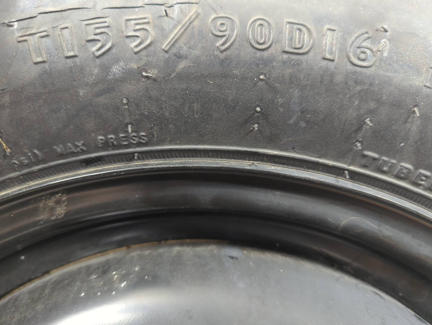 2011 Dodge Chr200 Spare Donut Tire Wheel Rim Oem - Oemusedautoparts1.com
