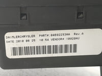 2008-2011 Dodge Dakota Fusebox Fuse Box Panel Relay Module P/N:04692233AA Fits Fits 2008 2009 2010 2011 OEM Used Auto Parts 