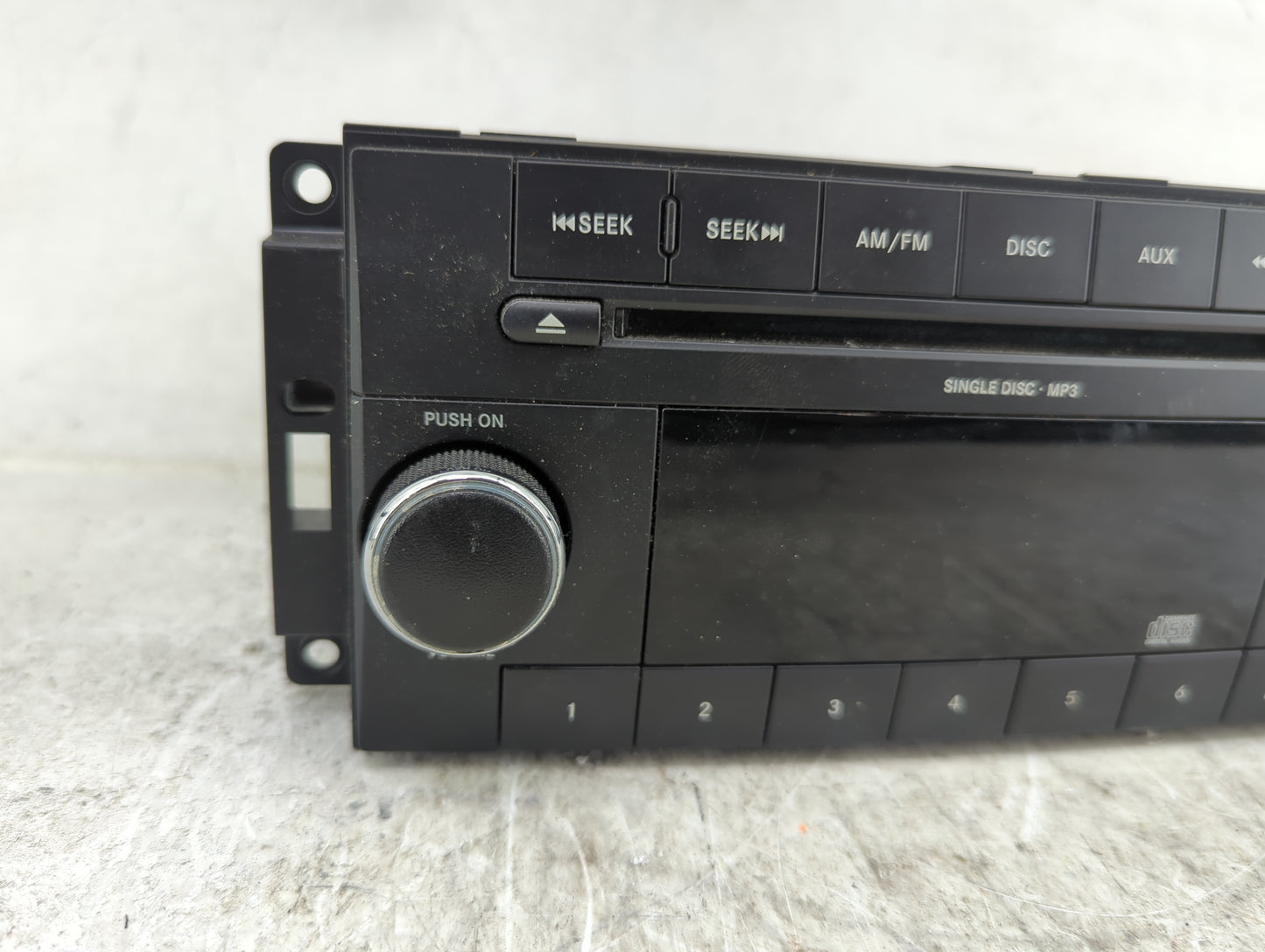 2011 Dodge Dakota Radio AM FM Cd Player Receiver Replacement P/N:P05091222AD SPNP05091222AD Fits Fits 2012 OEM Used Auto Par
