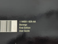 2011 Dodge Durango Owners Manual Book Guide P/N:11WD01-926-AA OEM Used Auto Parts - Oemusedautoparts1.com