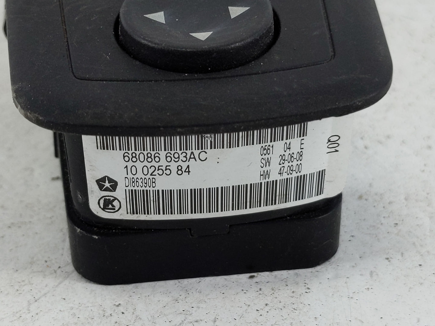 2011-2013 Dodge Durango Master Power Window Switch Replacement Driver Side Left P/N:68086 693AC Fits Fits 2011 2012 2013 OEM