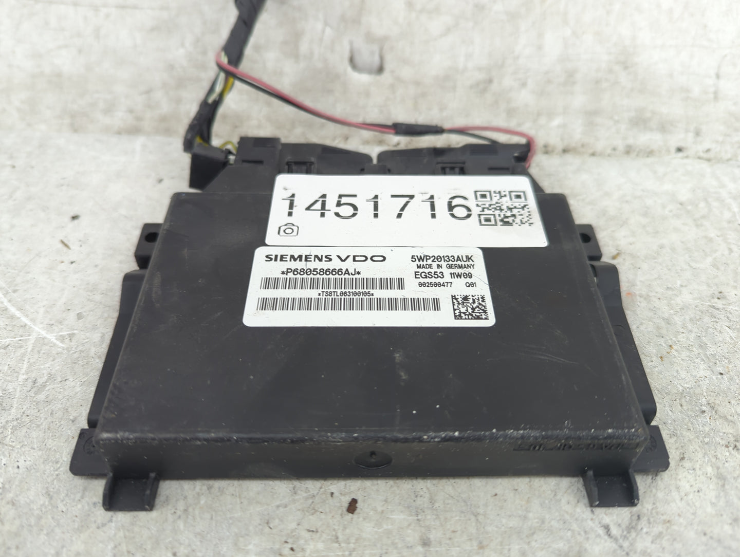 2011 Dodge Durango PCM Engine Control Computer ECU ECM PCU OEM P/N:P68058666AJ Fits OEM Used Auto Parts - Oemusedautoparts1.