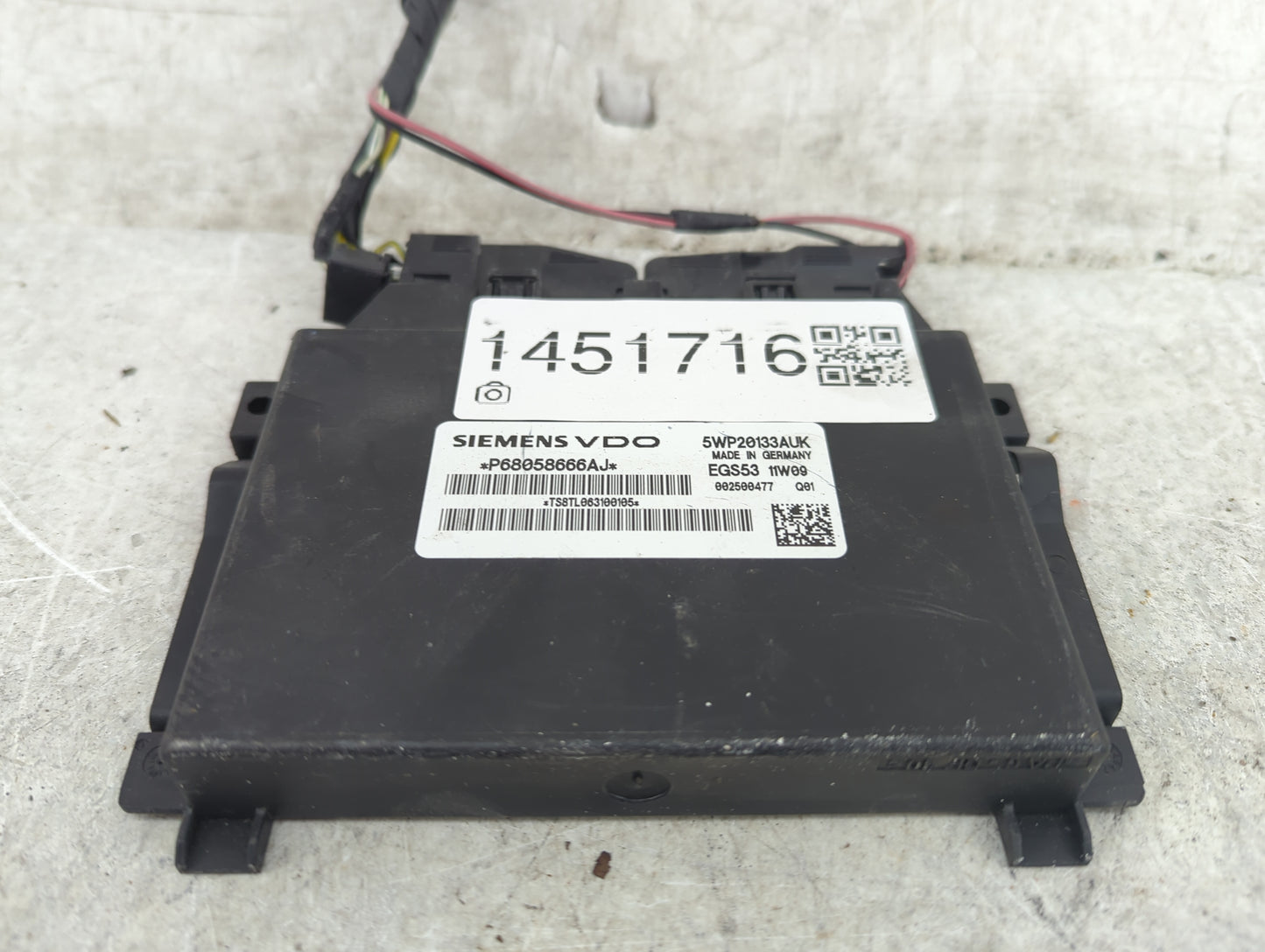 2011 Dodge Durango PCM Engine Control Computer ECU ECM PCU OEM P/N:P68058666AJ Fits OEM Used Auto Parts - Oemusedautoparts1.