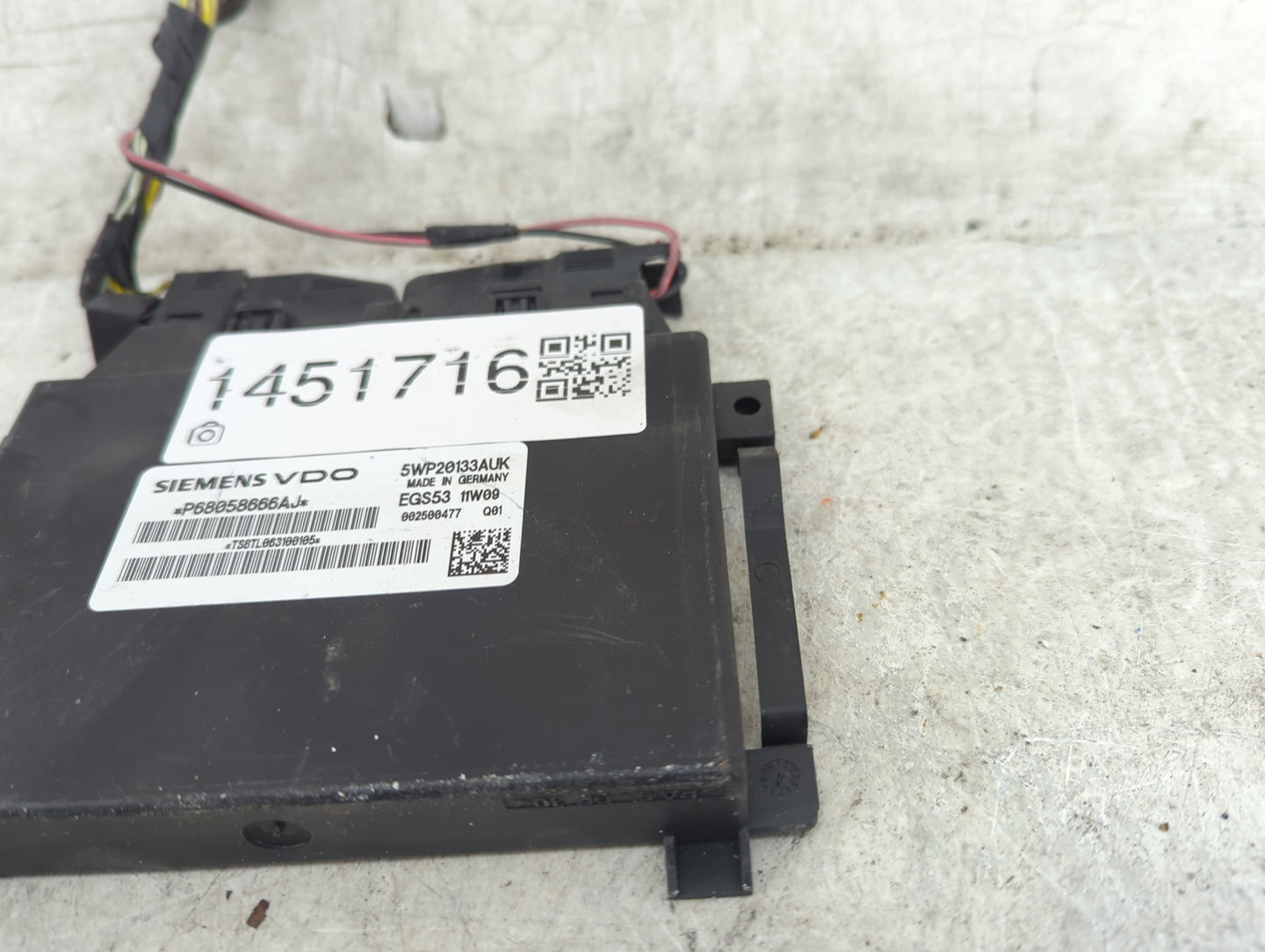 2011 Dodge Durango PCM Engine Control Computer ECU ECM PCU OEM P/N:P68058666AJ Fits OEM Used Auto Parts - Oemusedautoparts1.