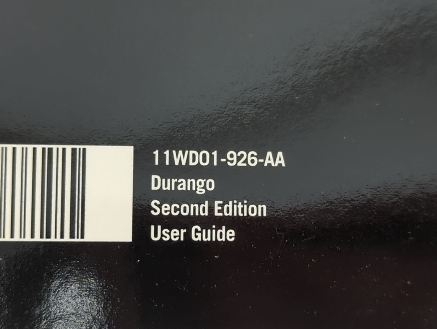 2011 Dodge Durango Owners Manual Book Guide P/N:11WD01-926-AA OEM Used Auto Parts - Oemusedautoparts1.com