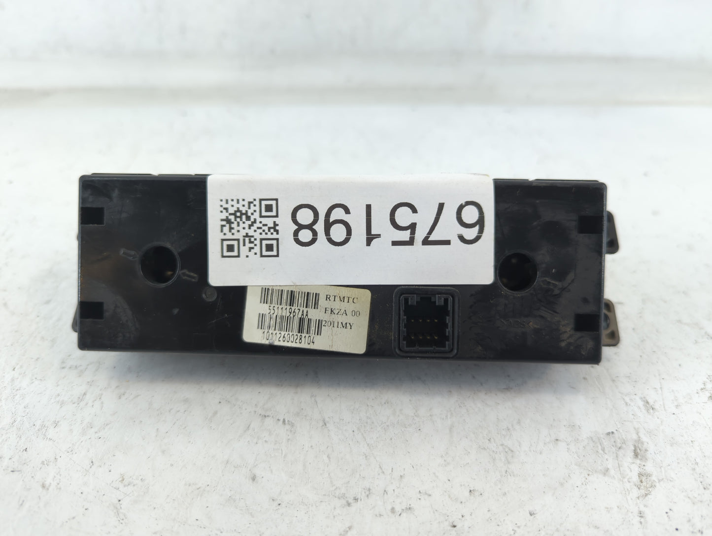 2011 Dodge Grand Caravan Climate Control Module Temperature AC/Heater Replacement P/N:55111967AA Fits OEM Used Auto Parts - 