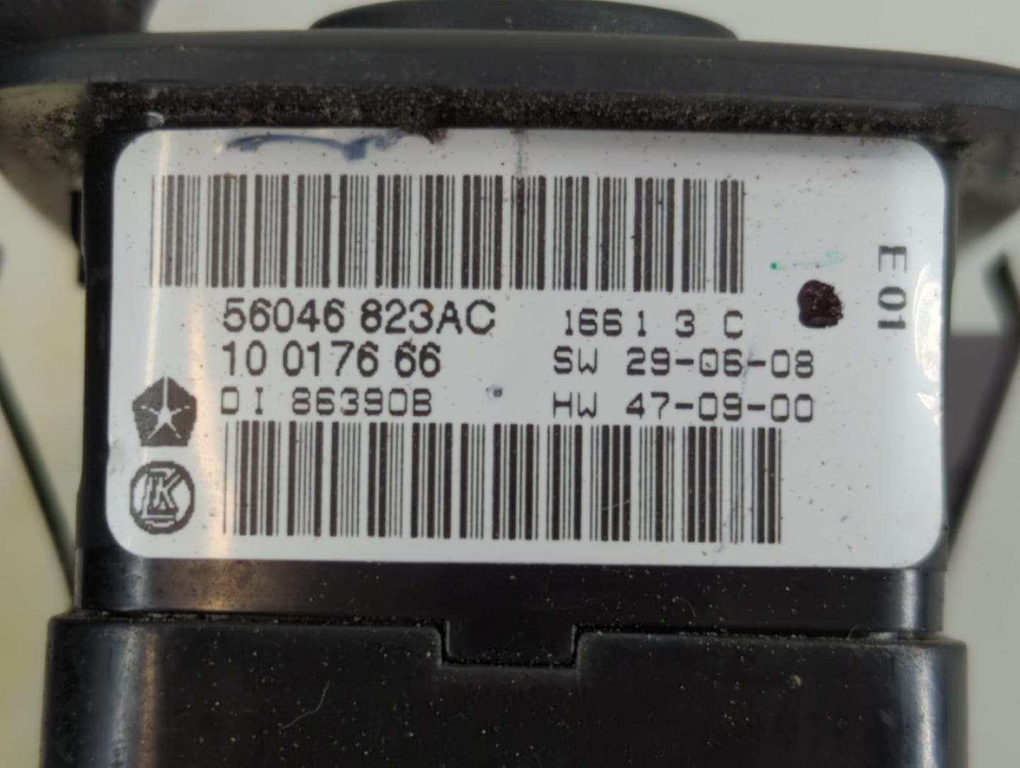 2011-2019 Dodge Journey Master Power Window Switch Replacement Driver Side Left P/N:56046823AC Fits OEM Used Auto Parts - Oe
