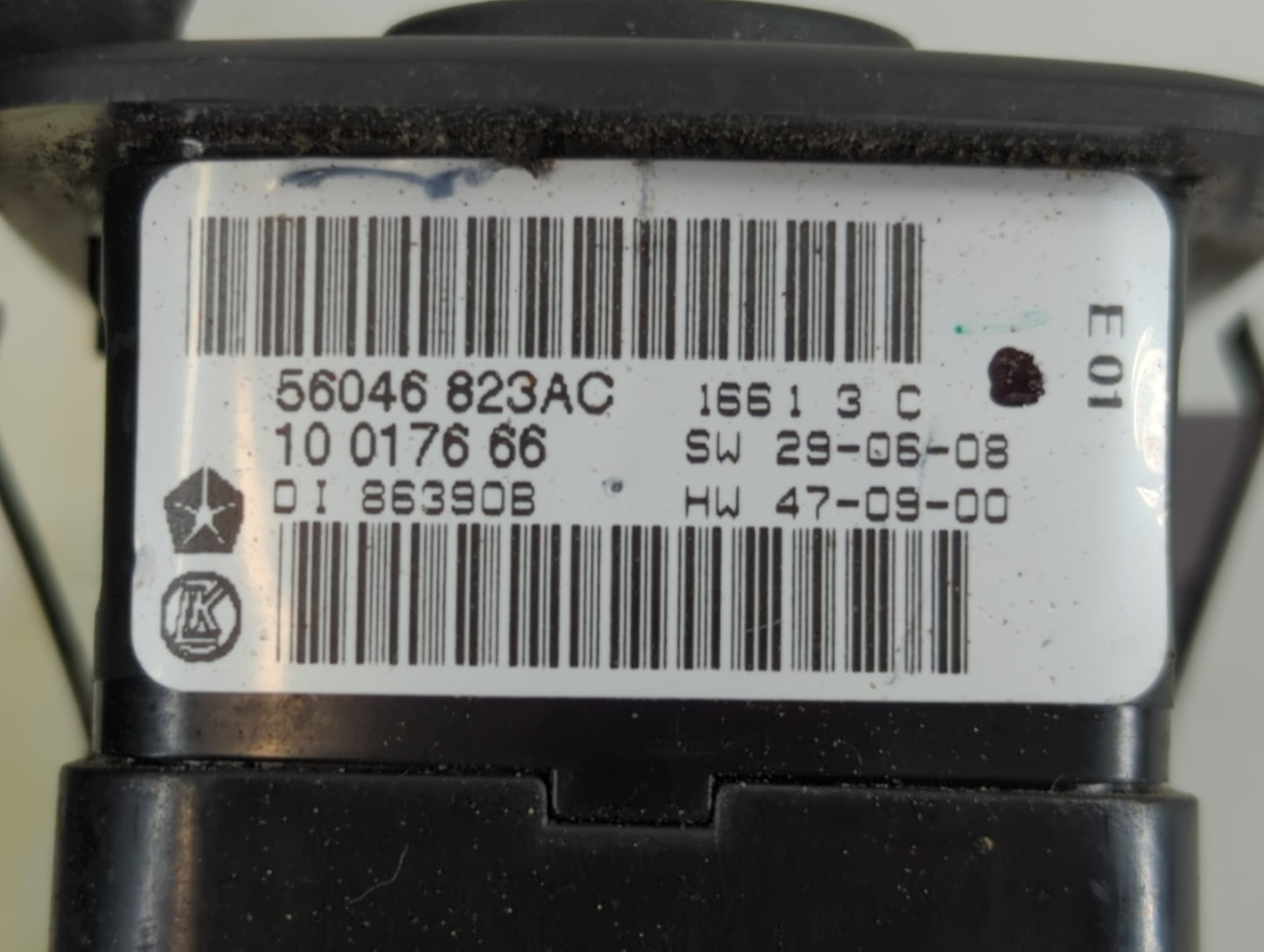 2011-2019 Dodge Journey Master Power Window Switch Replacement Driver Side Left P/N:56046823AC Fits OEM Used Auto Parts - Oe