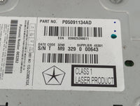 2011-2012 Dodge Journey Radio AM FM Cd Player Receiver Replacement P/N:P05091134AD Fits Fits 2011 2012 OEM Used Auto Parts -