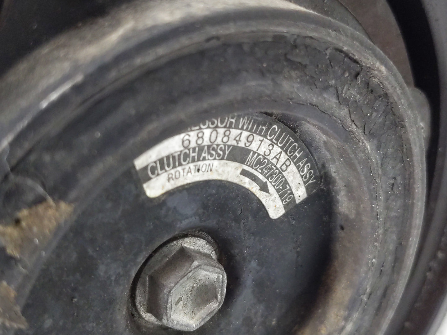 2011-2019 Dodge Journey Air Conditioning A/c Ac Compressor Oem - Oemusedautoparts1.com