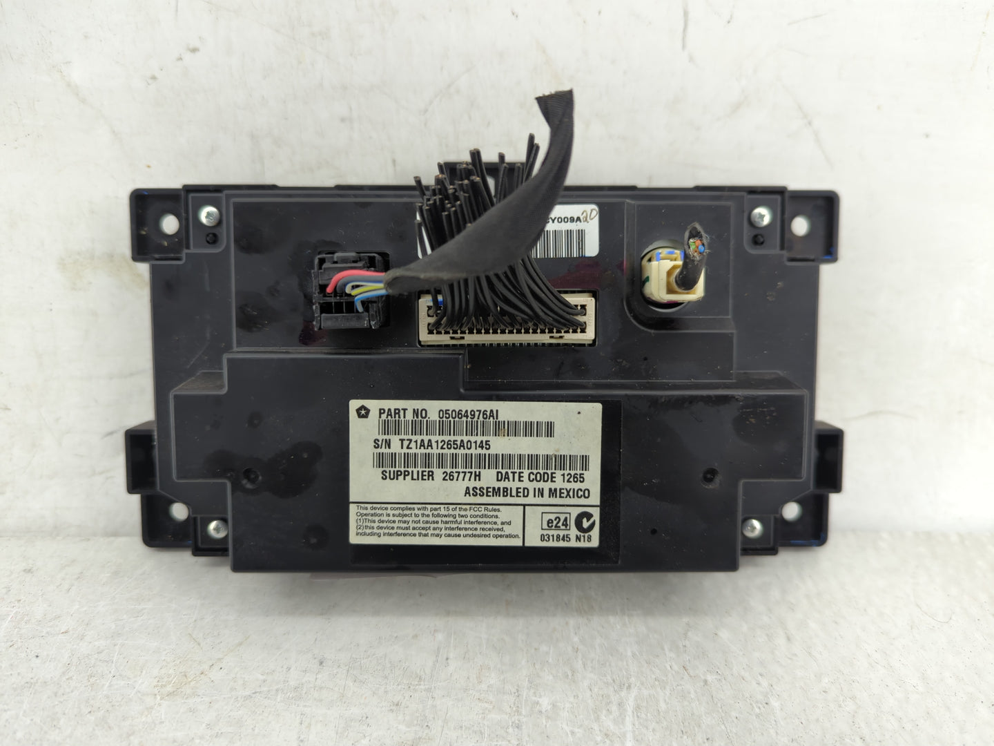 2011 Dodge Journey Information Display Screen - Oemusedautoparts1.com