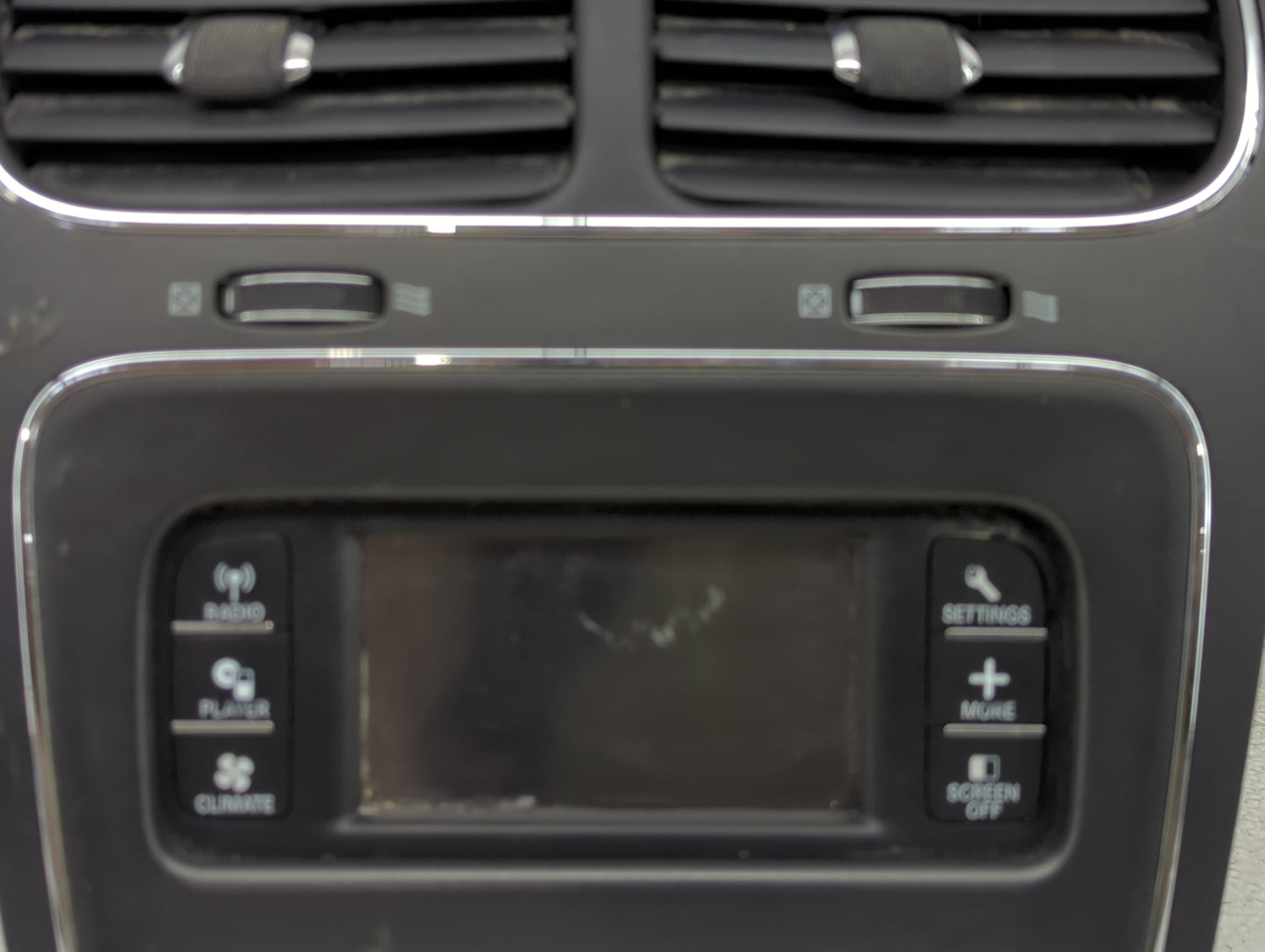 2011-2012 Dodge Journey Radio AM FM Cd Player Receiver Replacement P/N:05064976AH Fits Fits 2011 2012 OEM Used Auto Parts - 