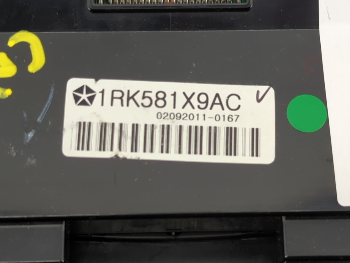 2011 Dodge Journey Climate Control Module Temperature AC/Heater Replacement P/N:1RK581X9AC Fits OEM Used Auto Parts - Oemuse
