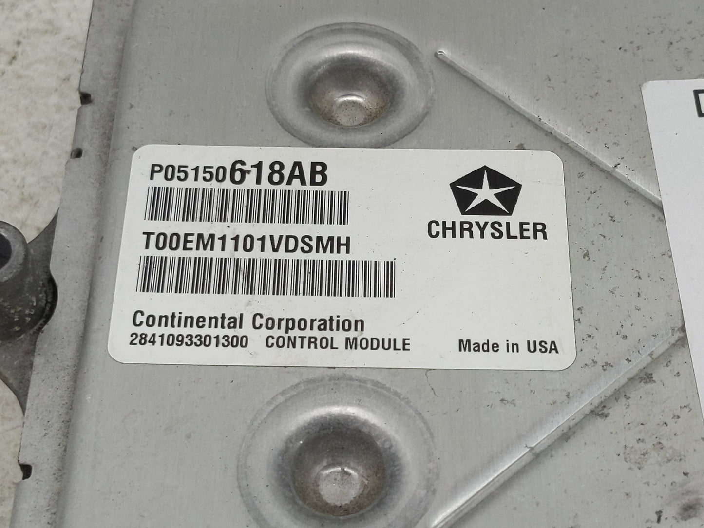 2011-2012 Dodge Journey PCM Engine Control Computer ECU ECM PCU OEM P/N:P05150618AB Fits Fits 2011 2012 OEM Used Auto Parts 