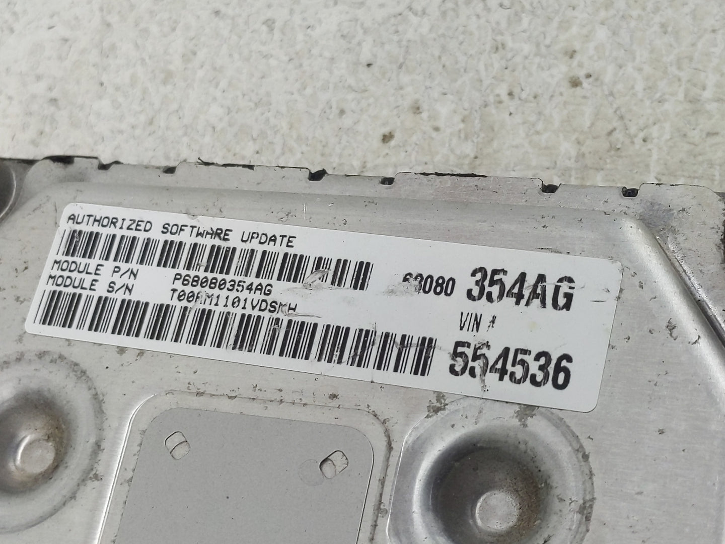 2011-2012 Dodge Journey PCM Engine Control Computer ECU ECM PCU OEM P/N:P05150618AB Fits Fits 2011 2012 OEM Used Auto Parts 