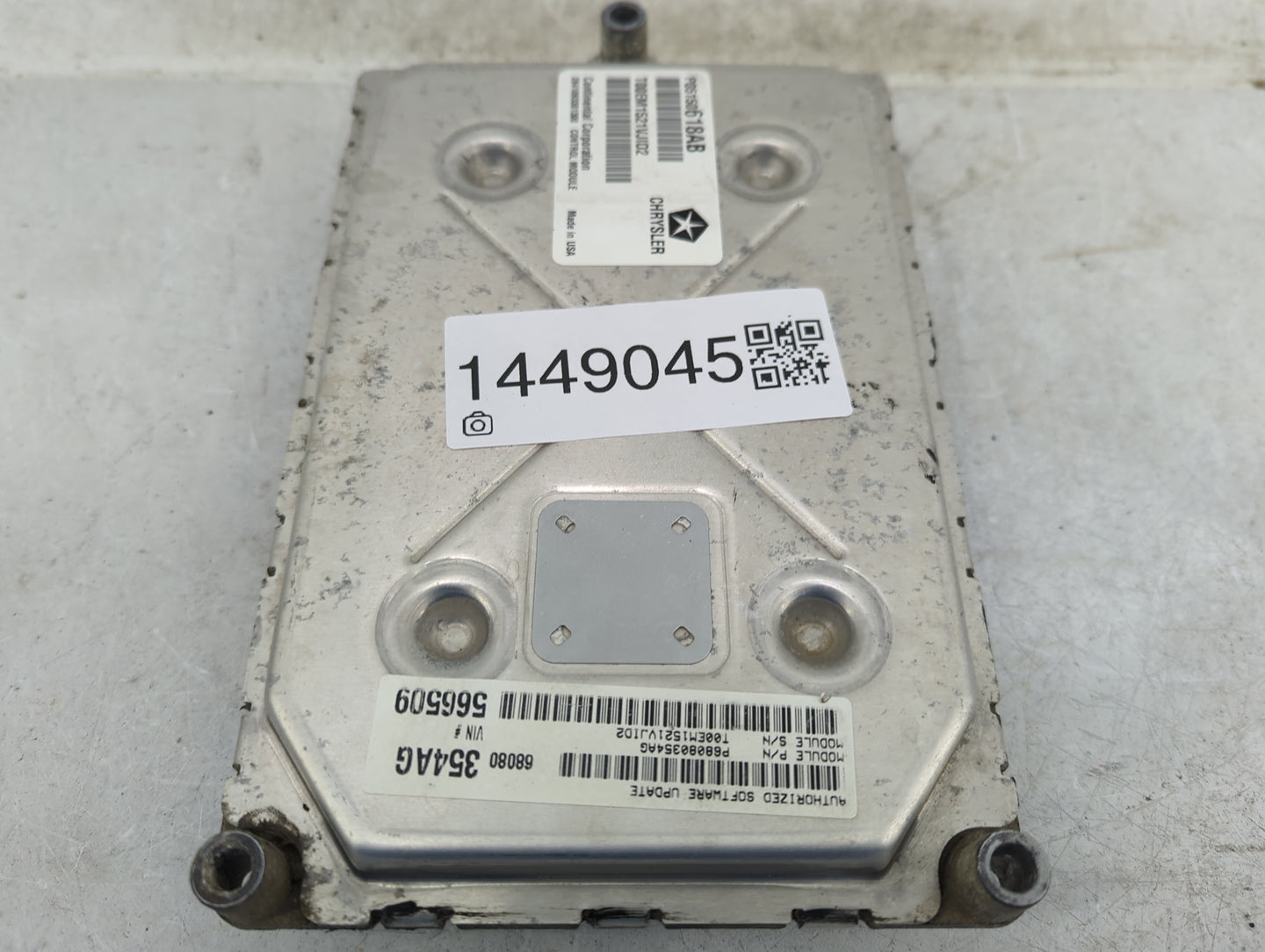 2011-2012 Dodge Journey PCM Engine Control Computer ECU ECM PCU OEM P/N:P68080354AG P05150618AB, 68080354AG Fits Fits 2011 2