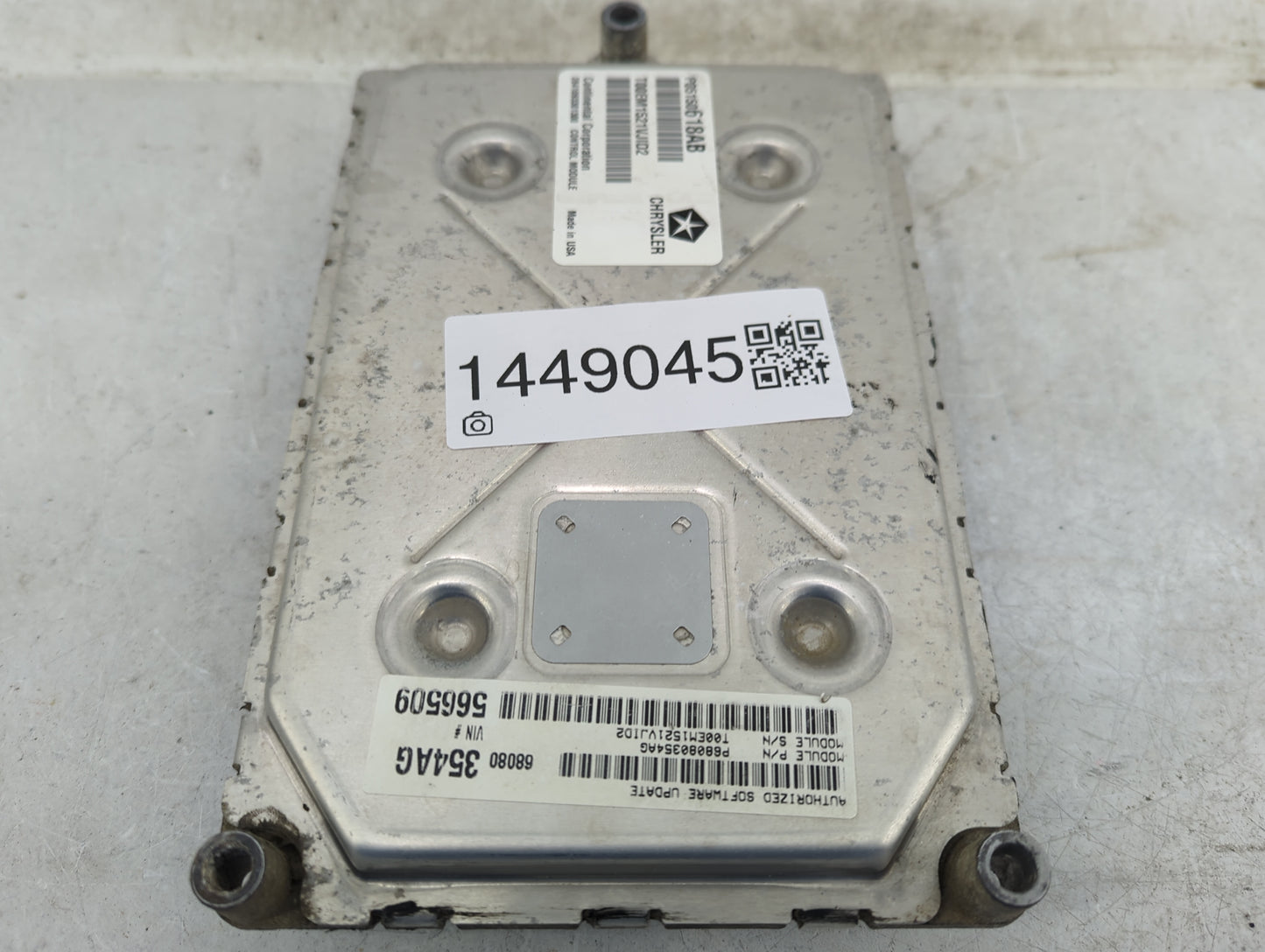 2011-2012 Dodge Journey PCM Engine Control Computer ECU ECM PCU OEM P/N:P68080354AG P05150618AB, 68080354AG Fits Fits 2011 2