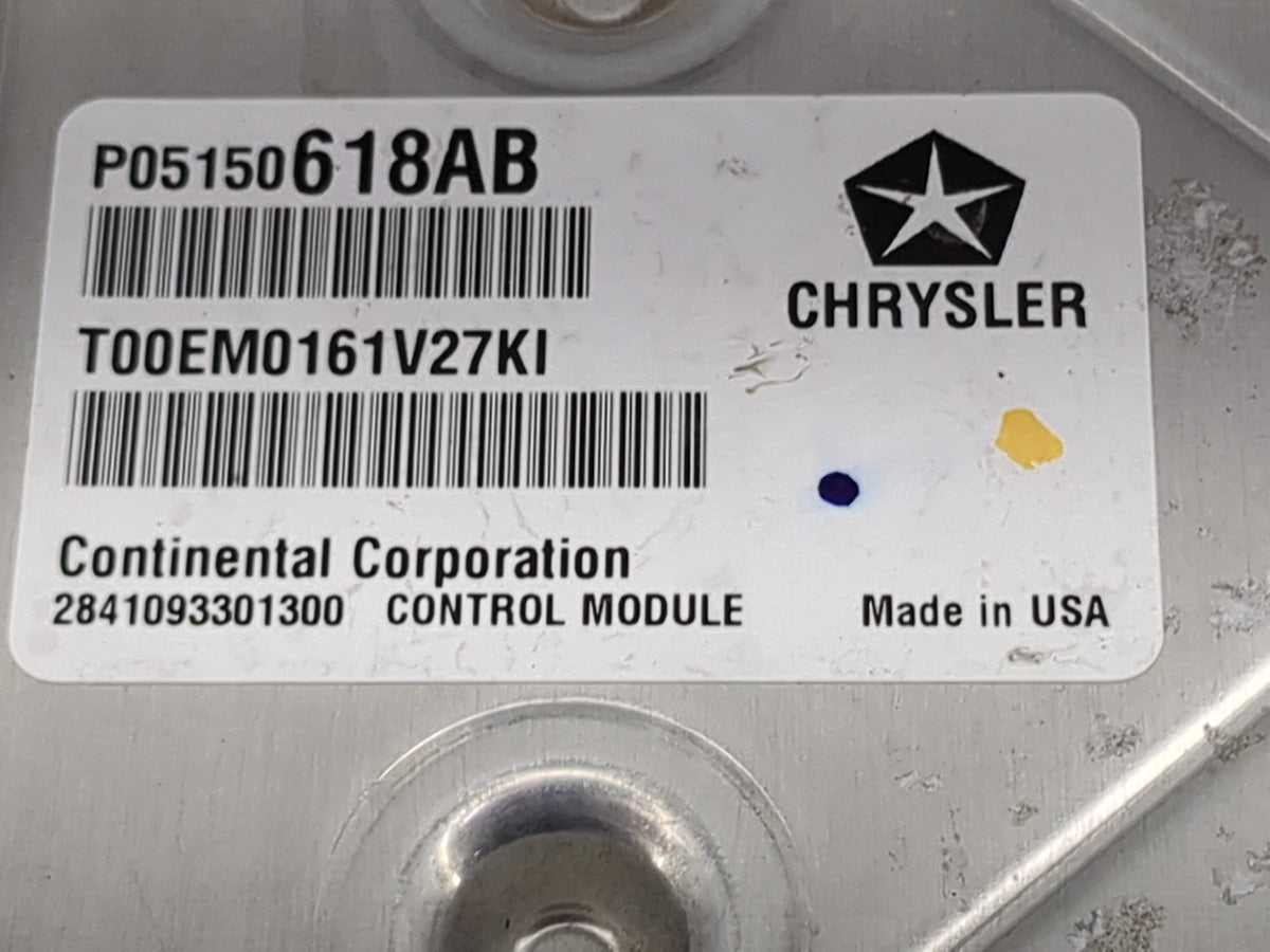 2011-2012 Dodge Journey PCM Engine Control Computer ECU ECM PCU OEM P/N:P05150618AB P68080354AE Fits 2011 2012 OEM Used Auto