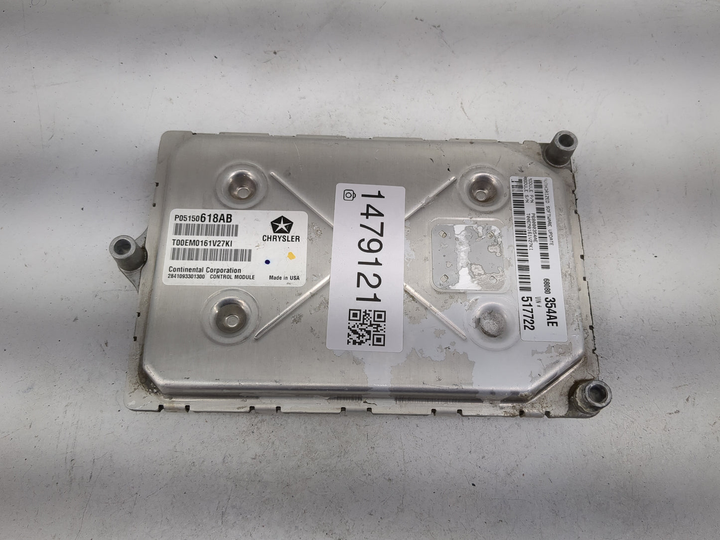 2011-2012 Dodge Journey PCM Engine Control Computer ECU ECM PCU OEM P/N:P05150618AB P68080354AE Fits Fits 2011 2012 OEM Used