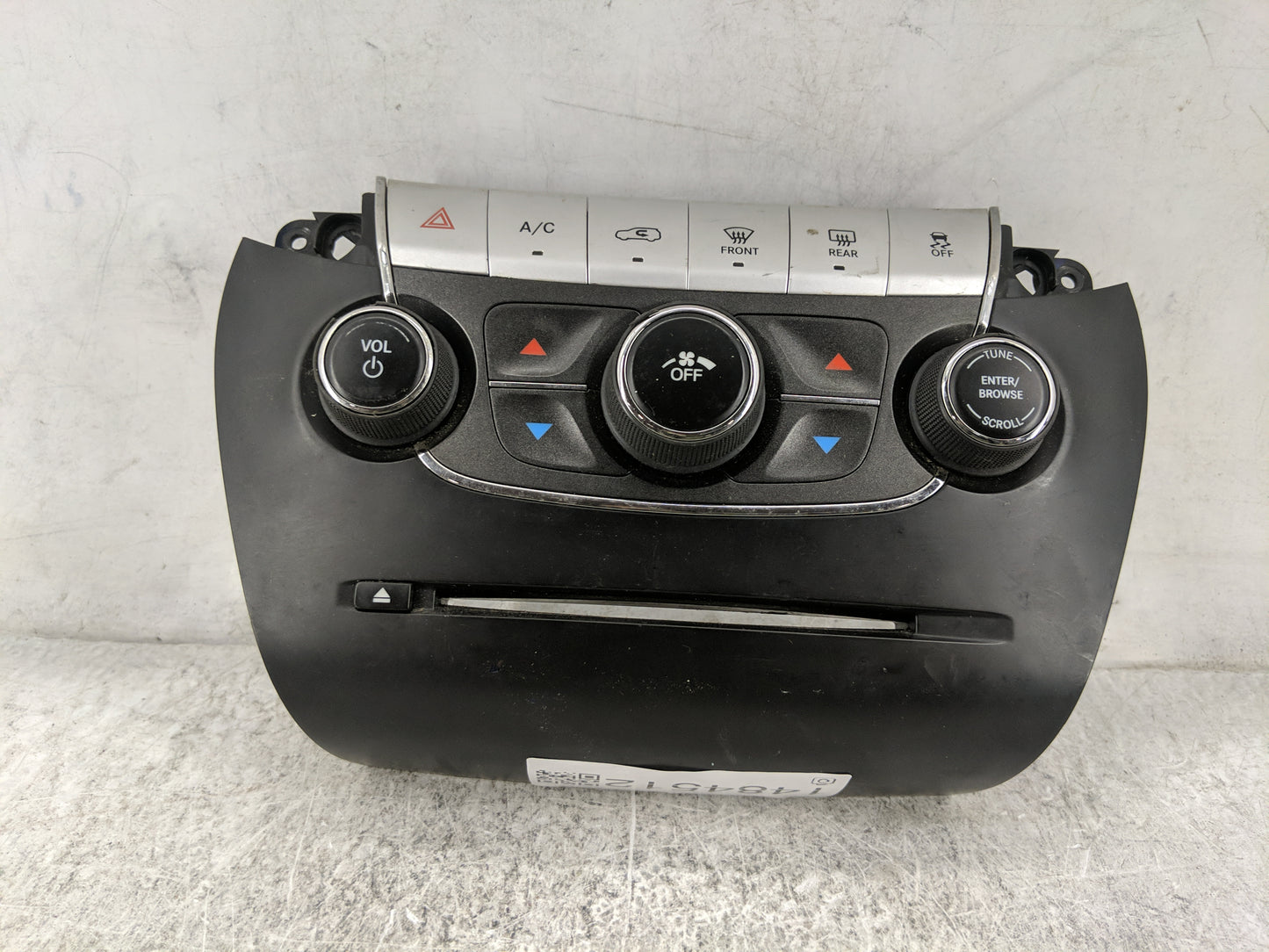 2011-2017 Dodge Journey Climate Control Module Temperature AC/Heater Replacement P/N:1RK581X9AC Fits OEM Used Auto Parts - O