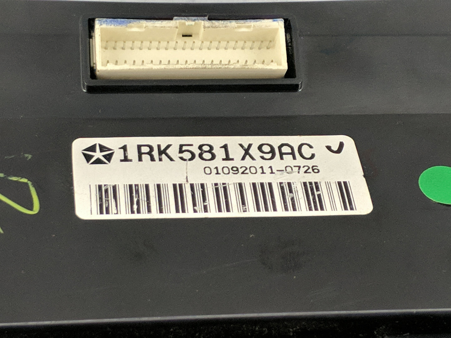2011-2017 Dodge Journey Climate Control Module Temperature AC/Heater Replacement P/N:1RK581X9AC Fits OEM Used Auto Parts - O