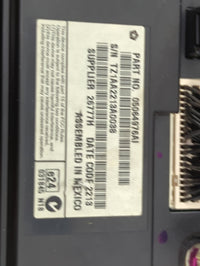 2011 Dodge Journey Climate Control Module Temperature AC/Heater Replacement P/N:05064876AI TZ1AA2213A0038 Fits OEM Used Auto