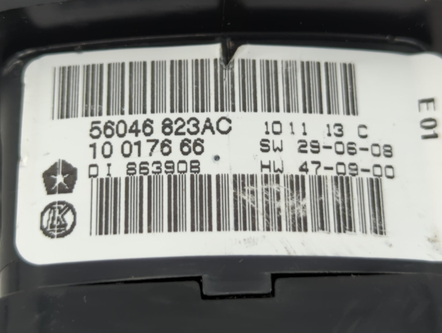 2011-2019 Dodge Journey Master Power Window Switch Replacement Driver Side Left P/N:56046823AC 68139805AB Fits OEM Used Auto