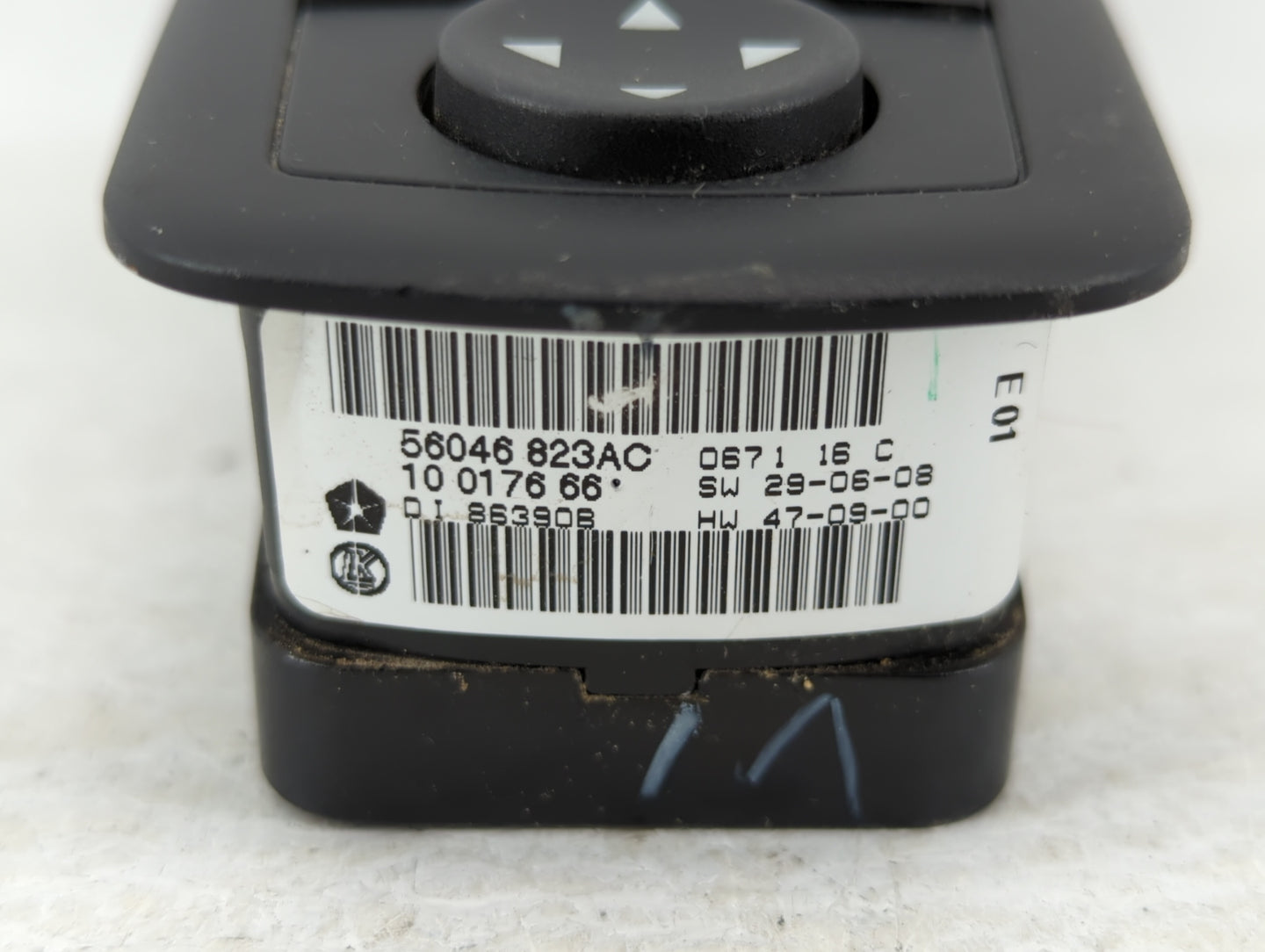 2011-2019 Dodge Journey Master Power Window Switch Replacement Driver Side Left P/N:68139805AB 68139805AD Fits OEM Used Auto