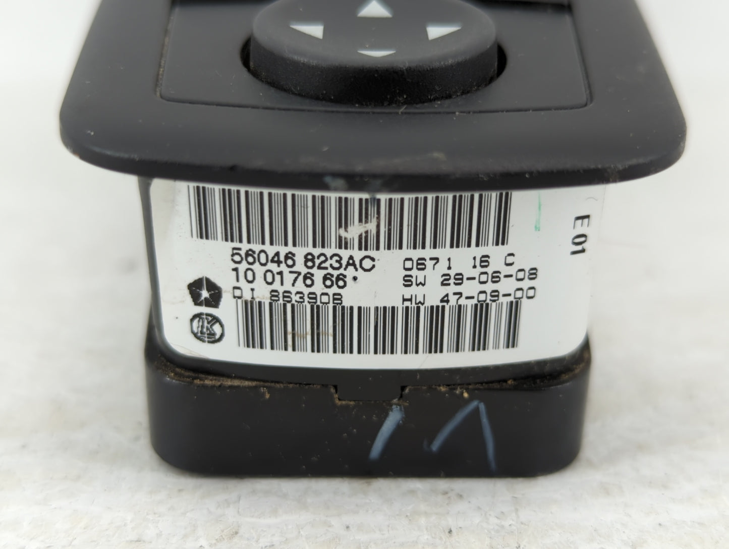 2011-2019 Dodge Journey Master Power Window Switch Replacement Driver Side Left P/N:68139805AB 68139805AD Fits OEM Used Auto