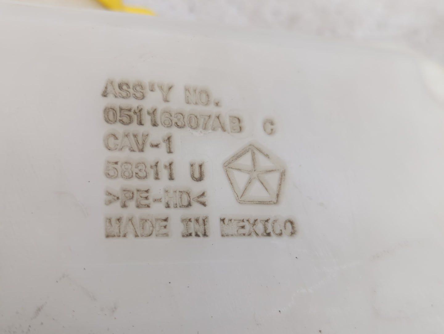2011 Dodge Journey Windshield Washer Fluid Reservoir Bottle Oem - Oemusedautoparts1.com