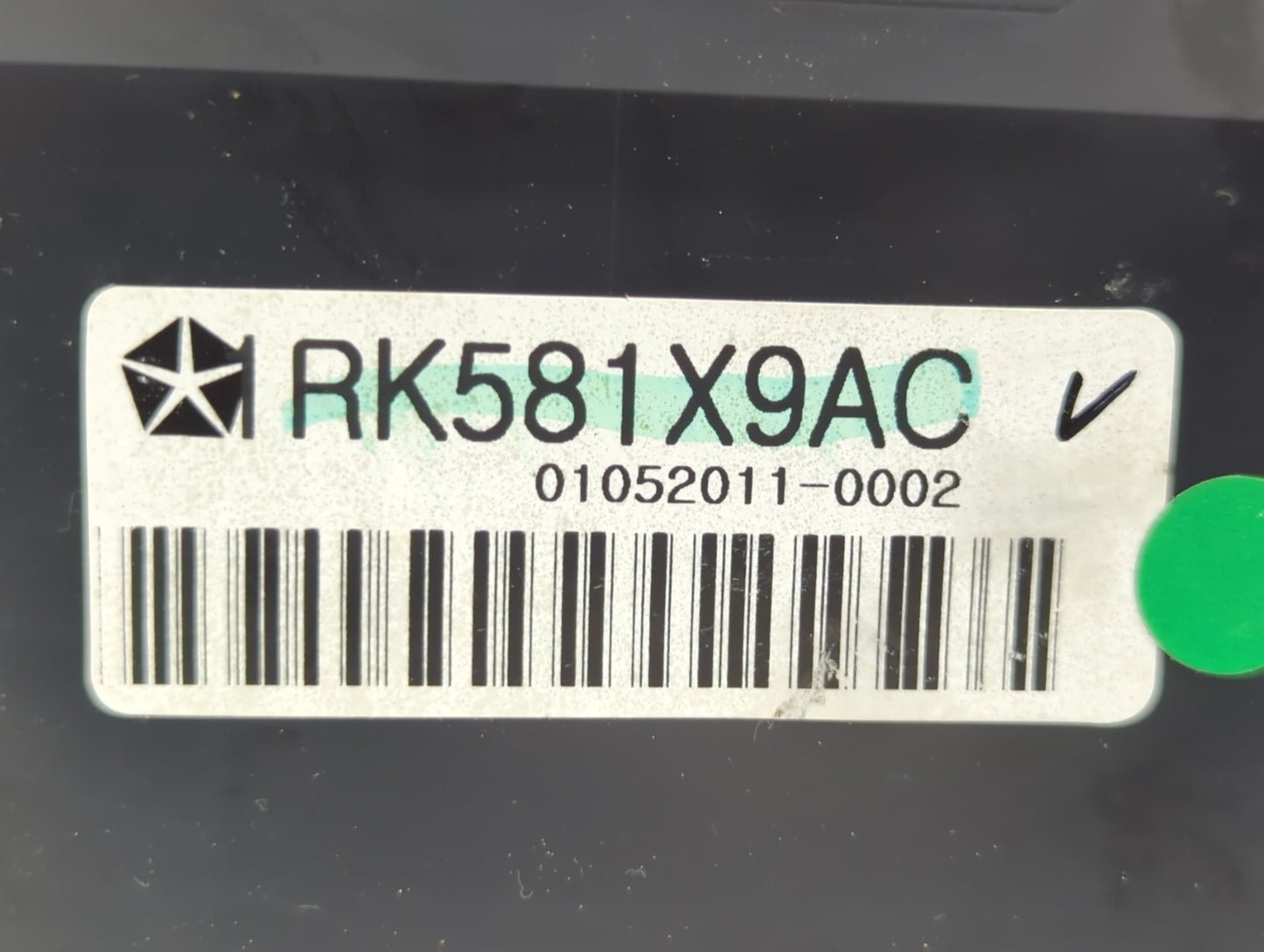 2011 Dodge Journey Climate Control Module Temperature AC/Heater Replacement P/N:1WX11129AA Fits OEM Used Auto Parts - Oemuse