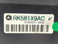 2011 Dodge Journey Climate Control Module Temperature AC/Heater Replacement P/N:1WX11129AA Fits OEM Used Auto Parts - Oemuse