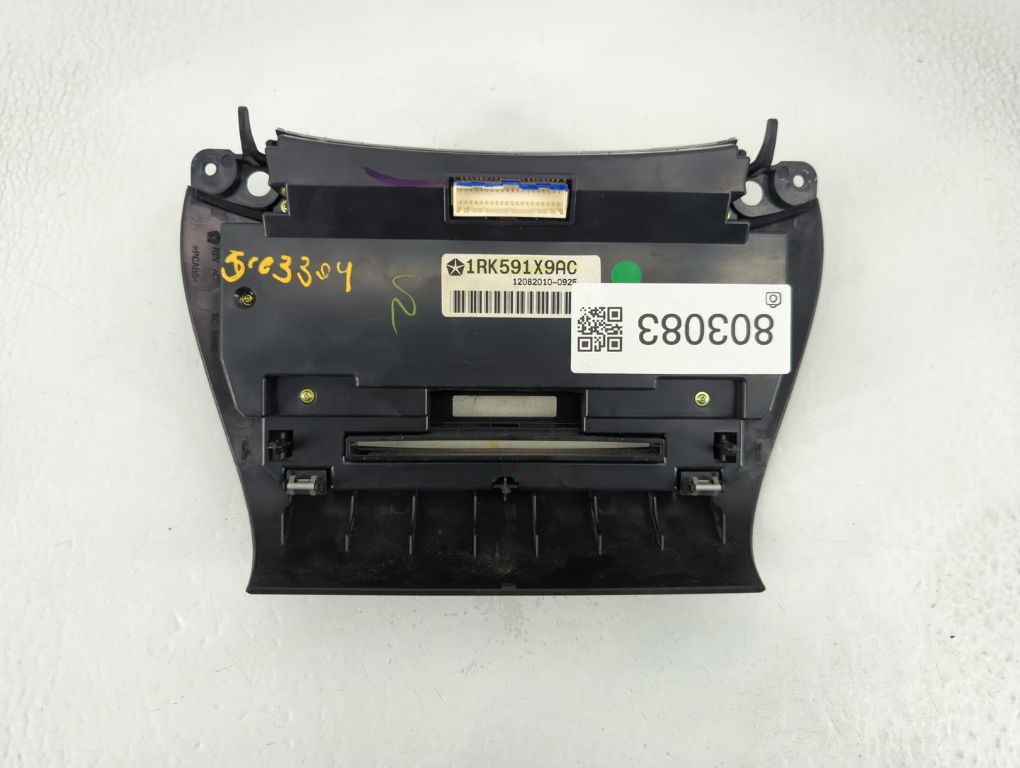 2011 Dodge Journey Climate Control Module Temperature AC/Heater Replacement P/N:1RK591X9AC Fits OEM Used Auto Parts - Oemuse