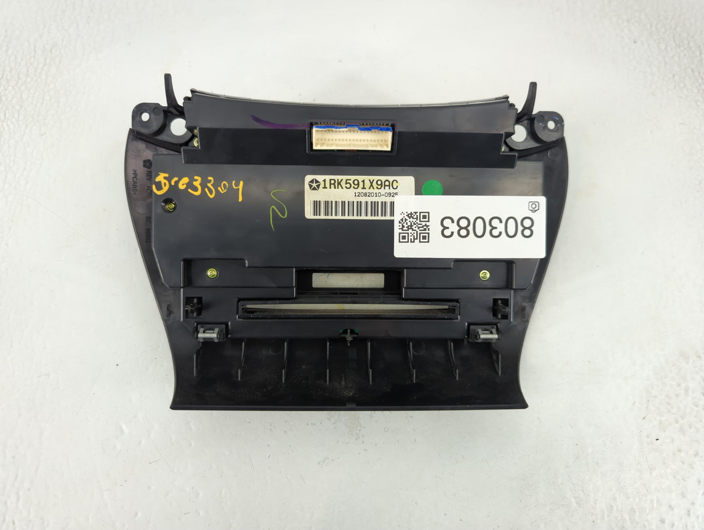 2011 Dodge Journey Climate Control Module Temperature AC/Heater Replacement P/N:1RK591X9AC Fits OEM Used Auto Parts - Oemuse