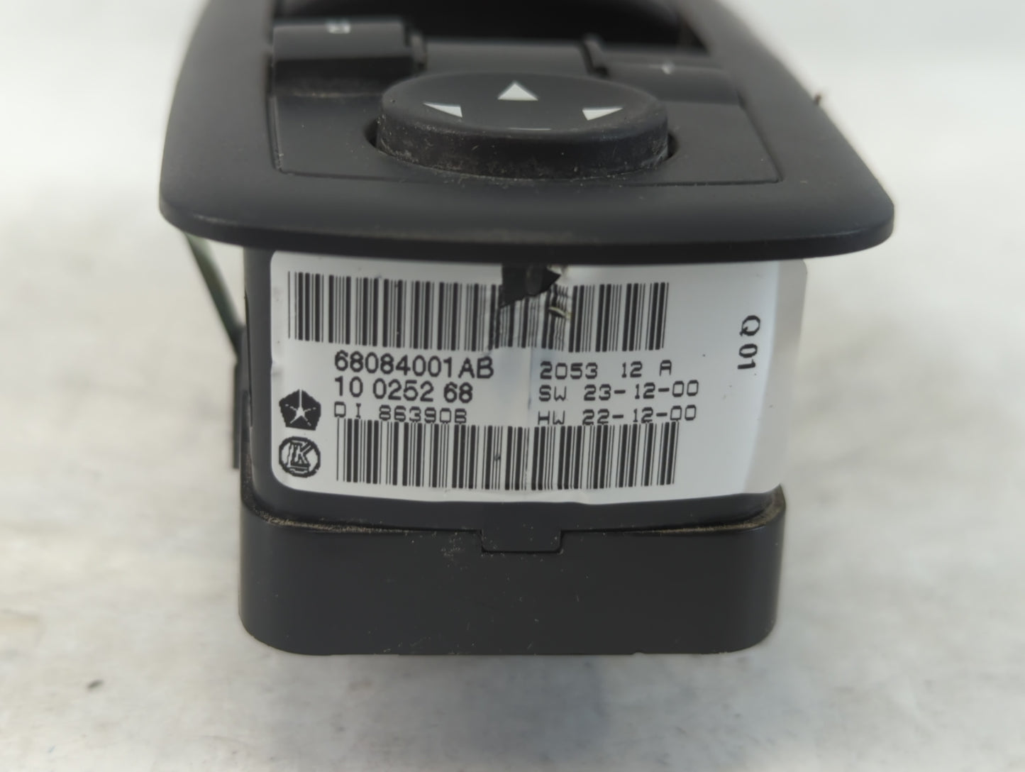 2011 Dodge Journey Master Power Window Switch Replacement Driver Side Left P/N:68084001AB Fits OEM Used Auto Parts - Oemused
