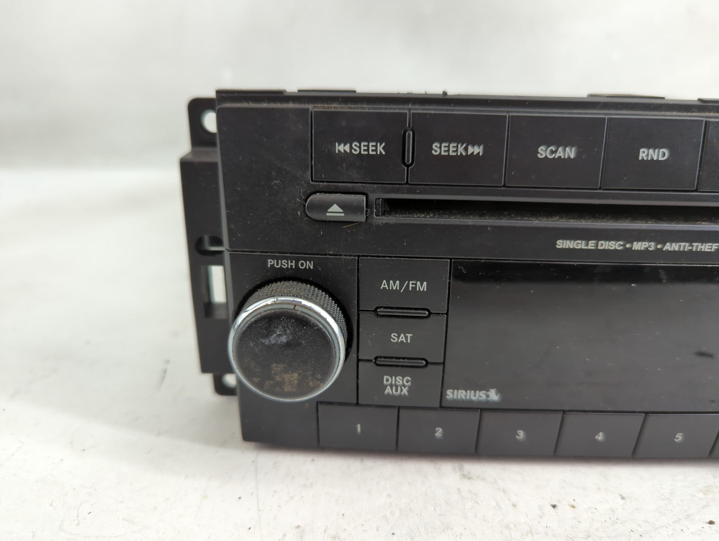 2011 Dodge Nitro Radio AM FM Cd Player Receiver Replacement P/N:P05091164AB Fits Fits 2010 OEM Used Auto Parts - Oemusedauto