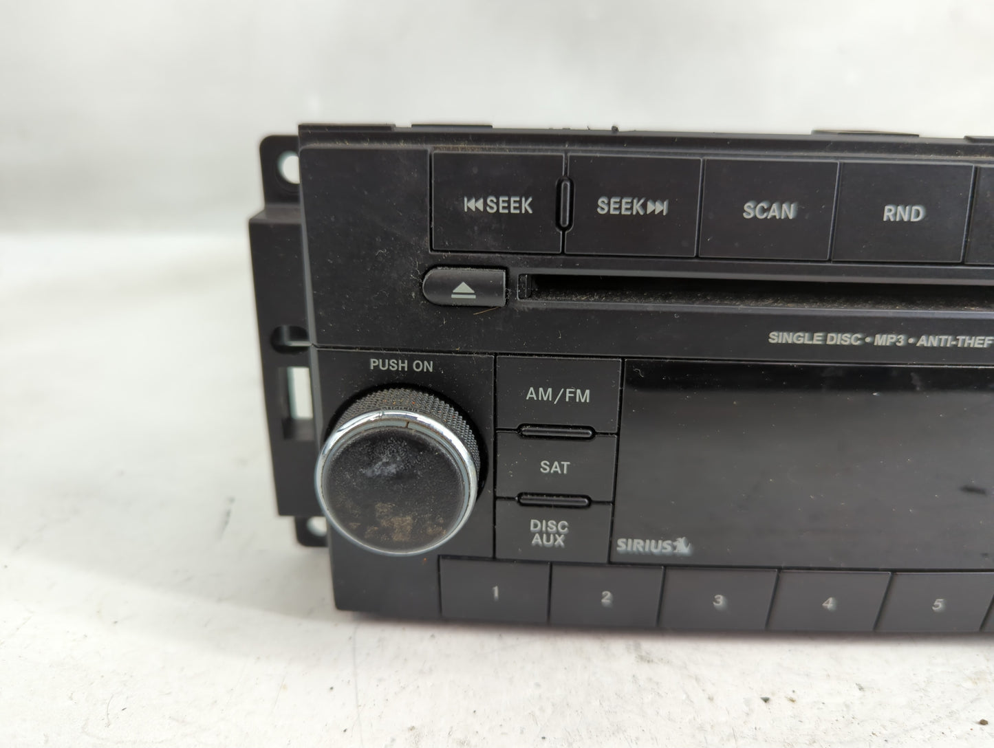 2011 Dodge Nitro Radio AM FM Cd Player Receiver Replacement P/N:P05091164AB Fits Fits 2010 OEM Used Auto Parts - Oemusedauto