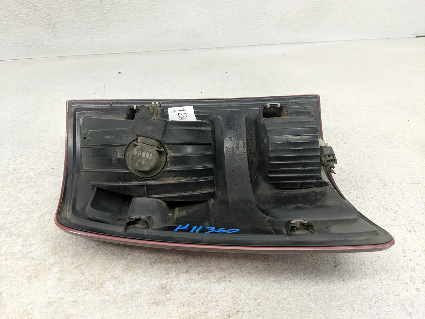 2011 Dodge Ram 1500 Tail Light Assembly Passenger Right OEM P/N:55277414 Fits OEM Used Auto Parts - Oemusedautoparts1.com