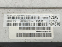 2011 Dodge Ram 1500 PCM Engine Control Computer ECU ECM PCU OEM P/N:P68063102AE 68063102AE Fits OEM Used Auto Parts - Oemuse