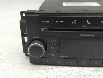 2009-2010 Dodge Ram 1500 Radio AM FM Cd Player Receiver Replacement P/N:P05091228AC Fits Fits 2008 2009 2010 2011 OEM Used Auto Parts