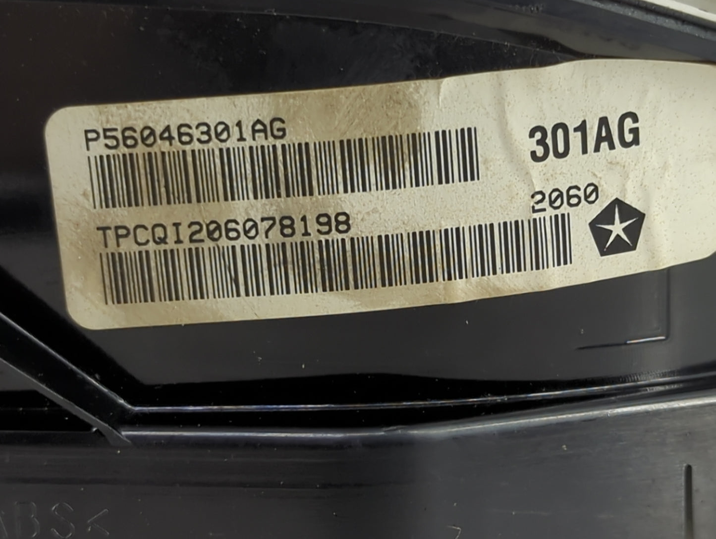 2011 Dodge Ram 1500 Instrument Cluster Speedometer Gauges P/N:P56046301AG TPCQI206078198 Fits OEM Used Auto Parts - Oemuseda