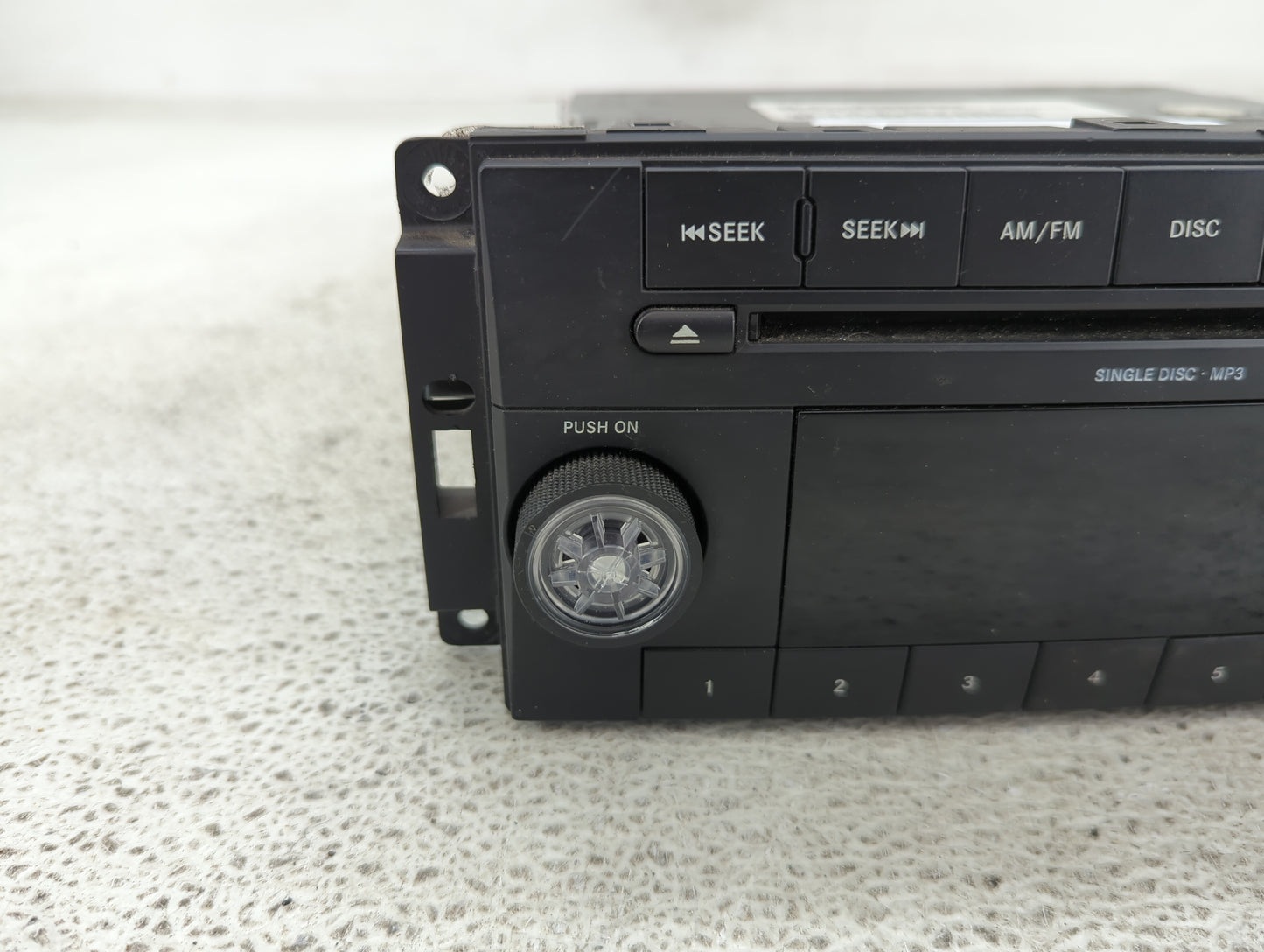 2009-2010 Dodge Ram 1500 Radio AM FM Cd Player Receiver Replacement P/N:P05091224AD Fits Fits 2008 2009 2010 2011 OEM Used A