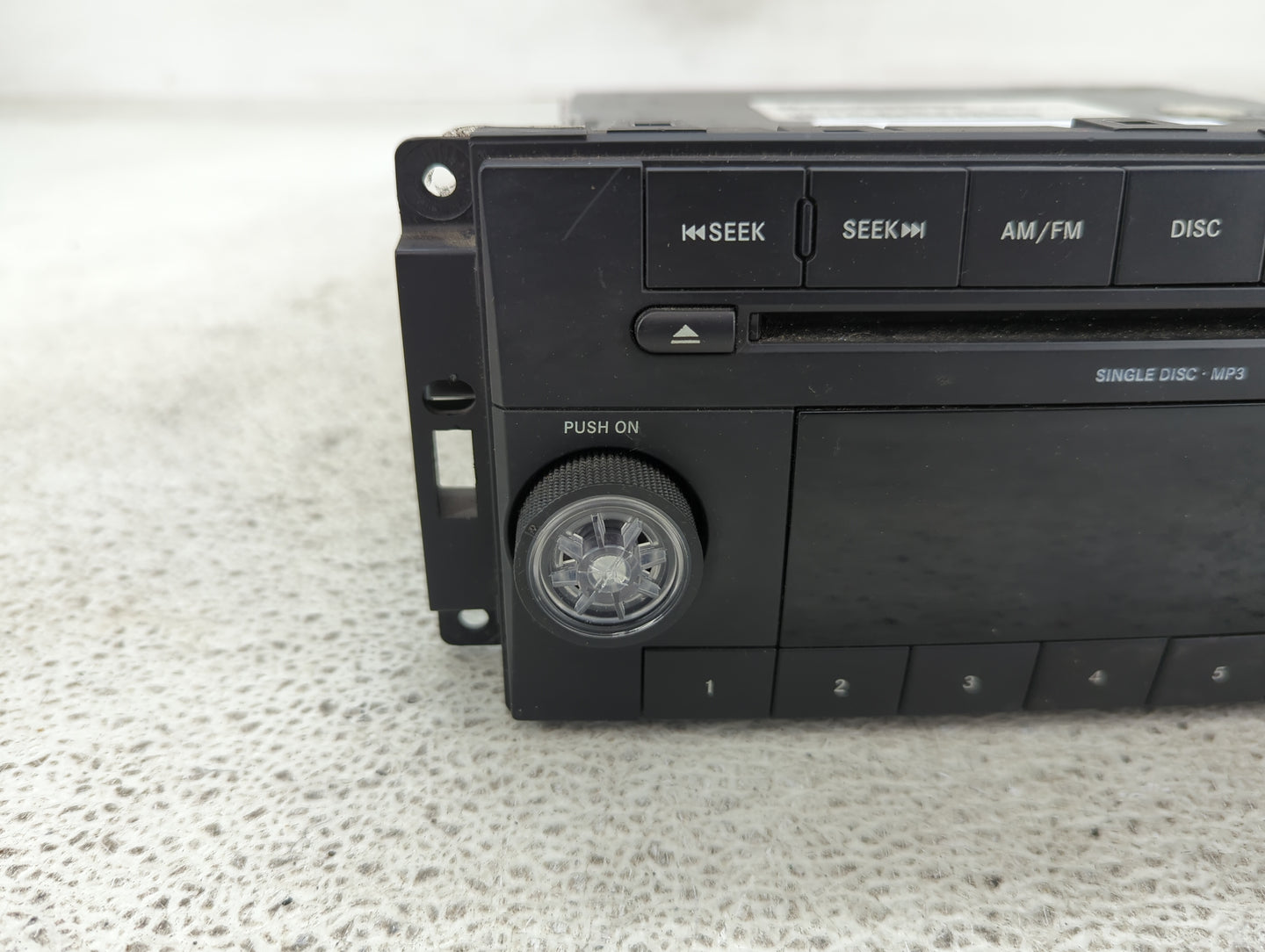 2009-2010 Dodge Ram 1500 Radio AM FM Cd Player Receiver Replacement P/N:P05091224AD Fits Fits 2008 2009 2010 2011 OEM Used A